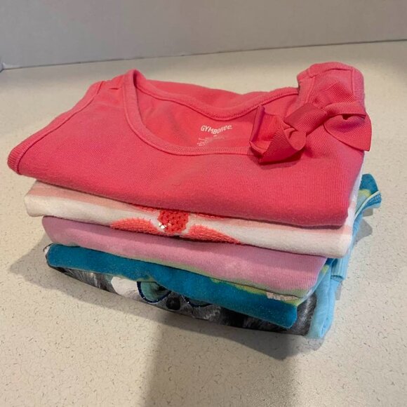 Girls Sz 7- 8 Summer Tops Gymboree Justice Childrens Place Lot of 5 - Picture 9 of 9